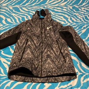 Black and white nike jacket